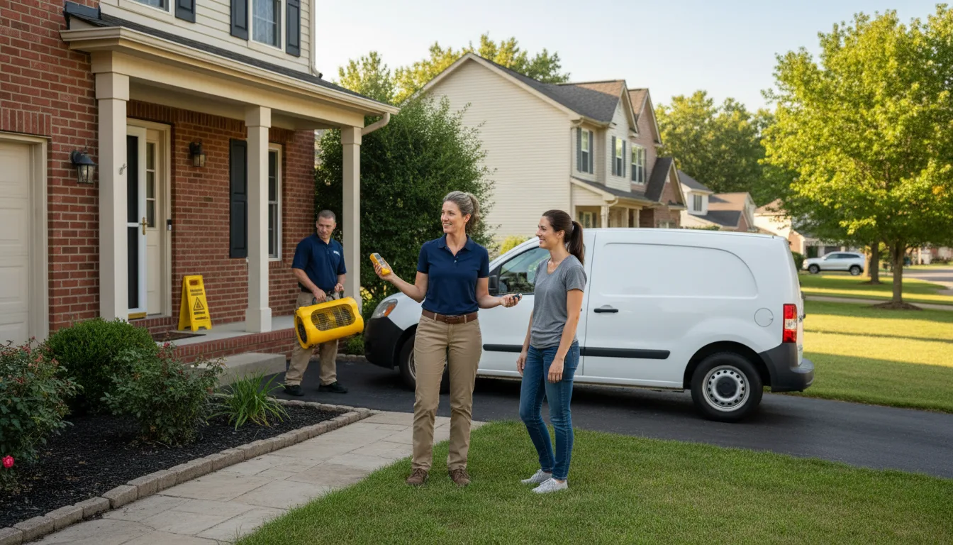 Water restoration image for Mold Remediation in Commerce Township, MI